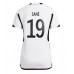 Cheap Germany Leroy Sane #19 Home Football Shirt Women World Cup 2022 Short Sleeve